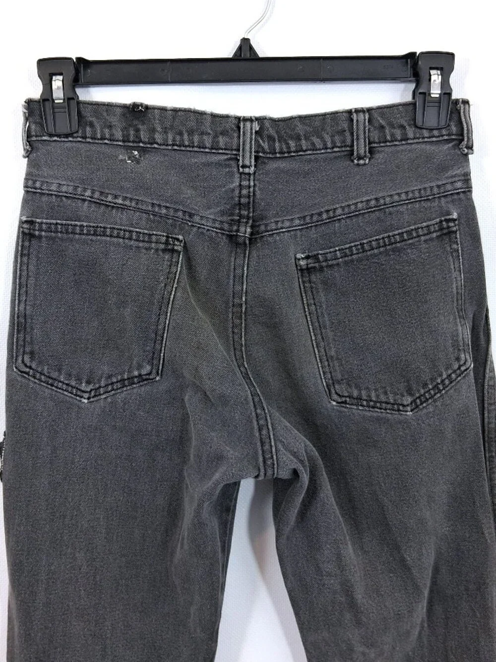 Vintage Big Yank Denim Jeans Straight Leg Black Men Size 30, 70s